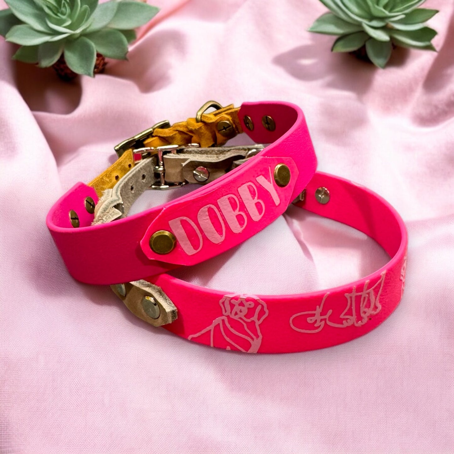 GESTALTE SELBST - Biothane-Leder-Halsband