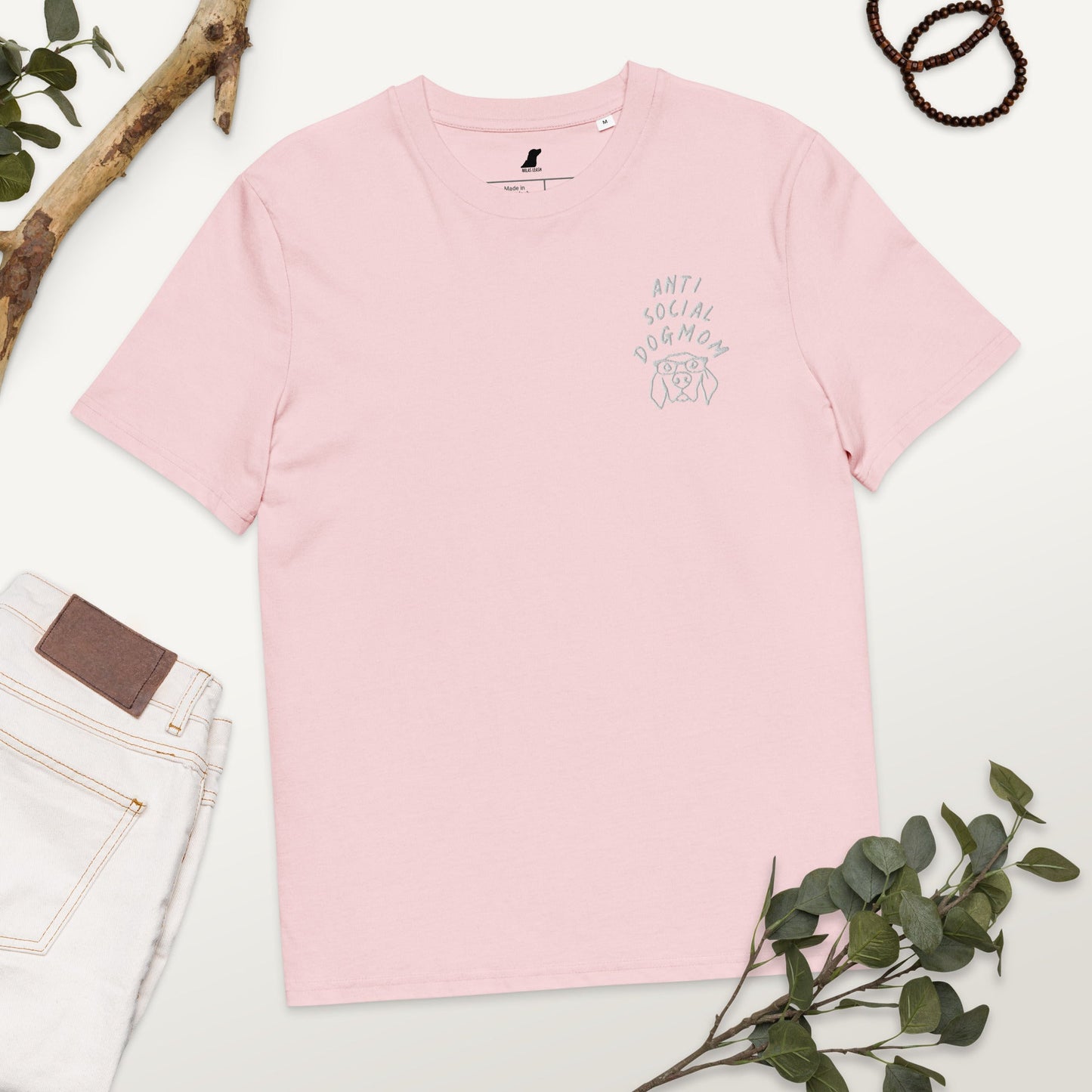 T-Shirt "Antisocial Dogmom" - Milas Leash