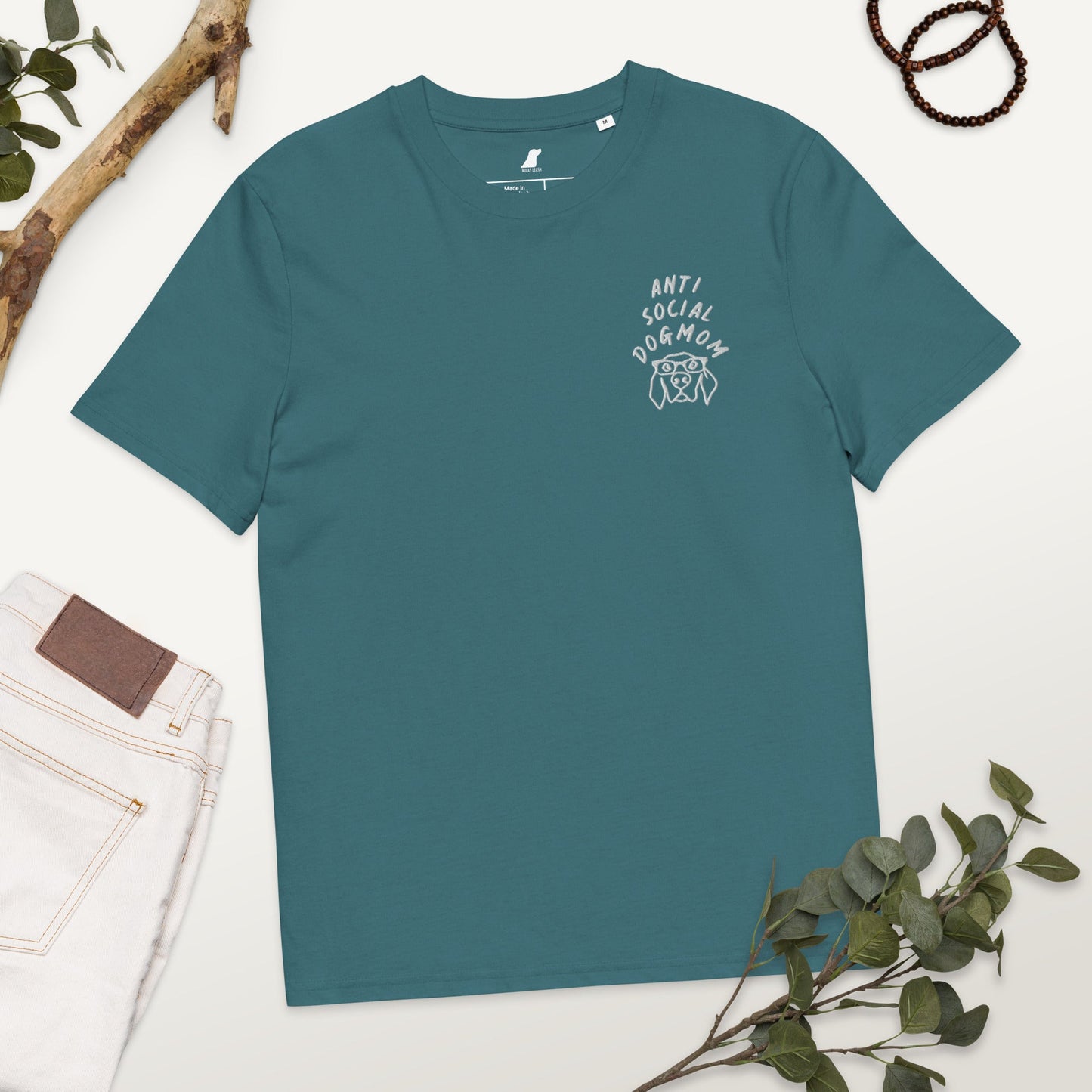T-Shirt "Antisocial Dogmom" - Milas Leash