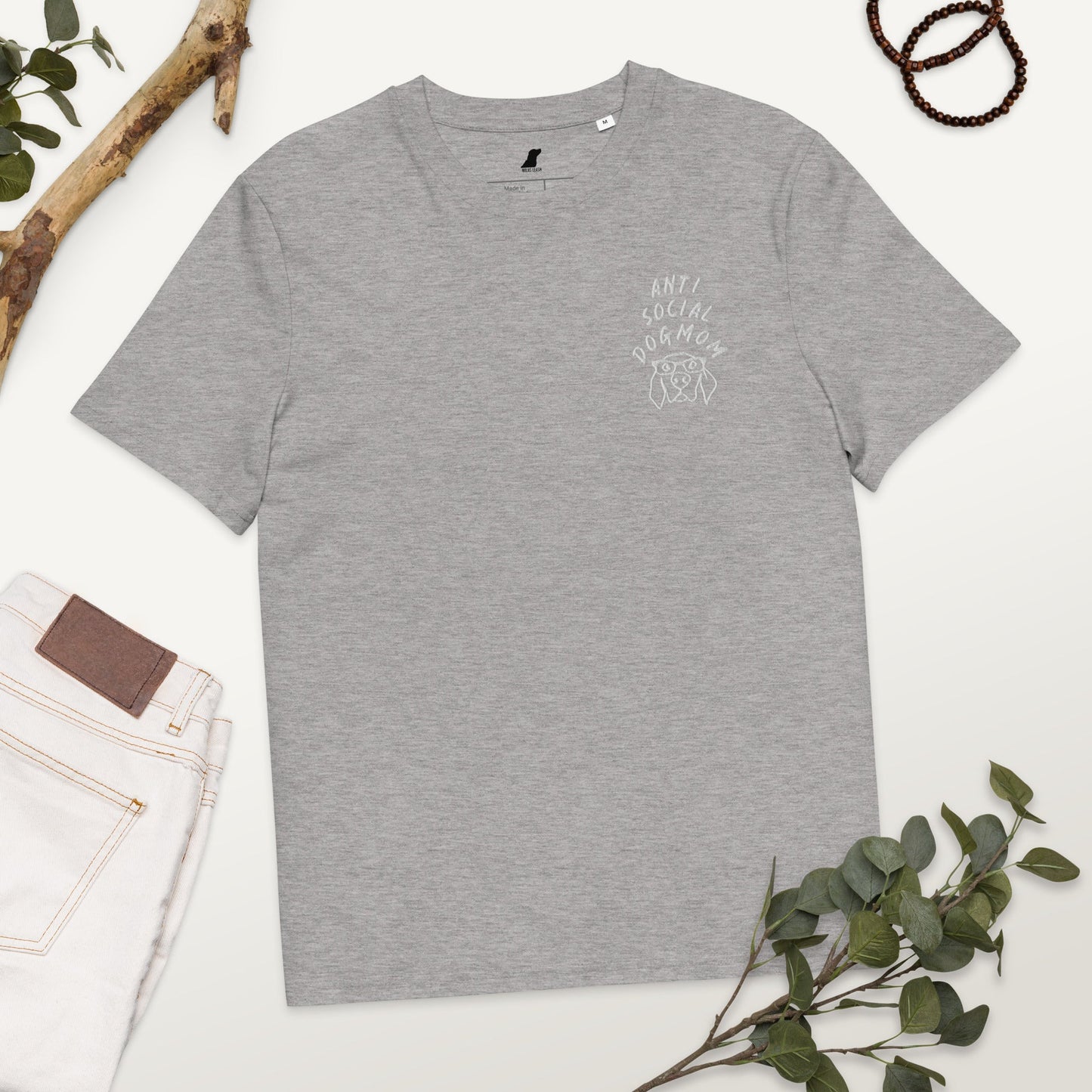 T-Shirt "Antisocial Dogmom" - Milas Leash