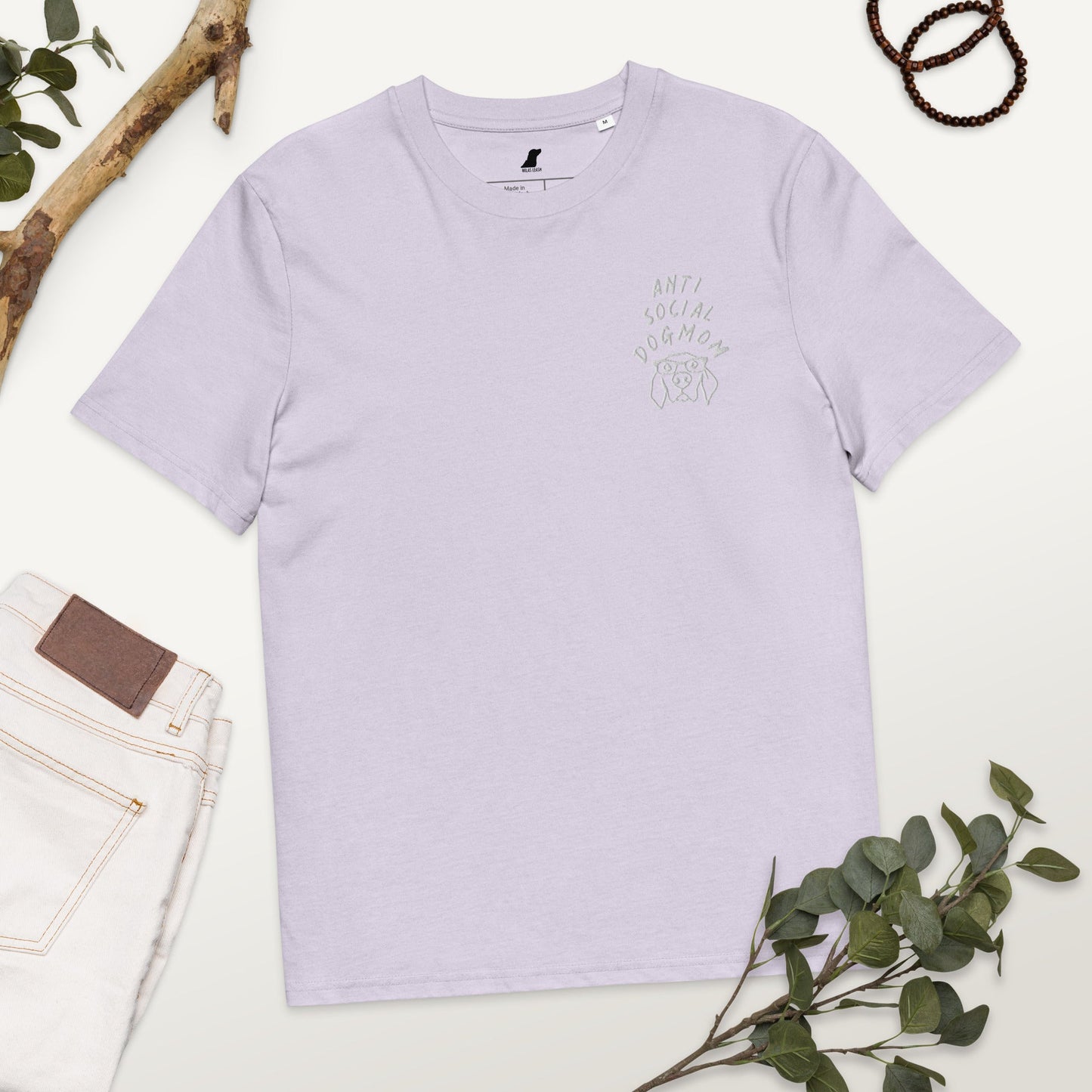 T-Shirt "Antisocial Dogmom" - Milas Leash