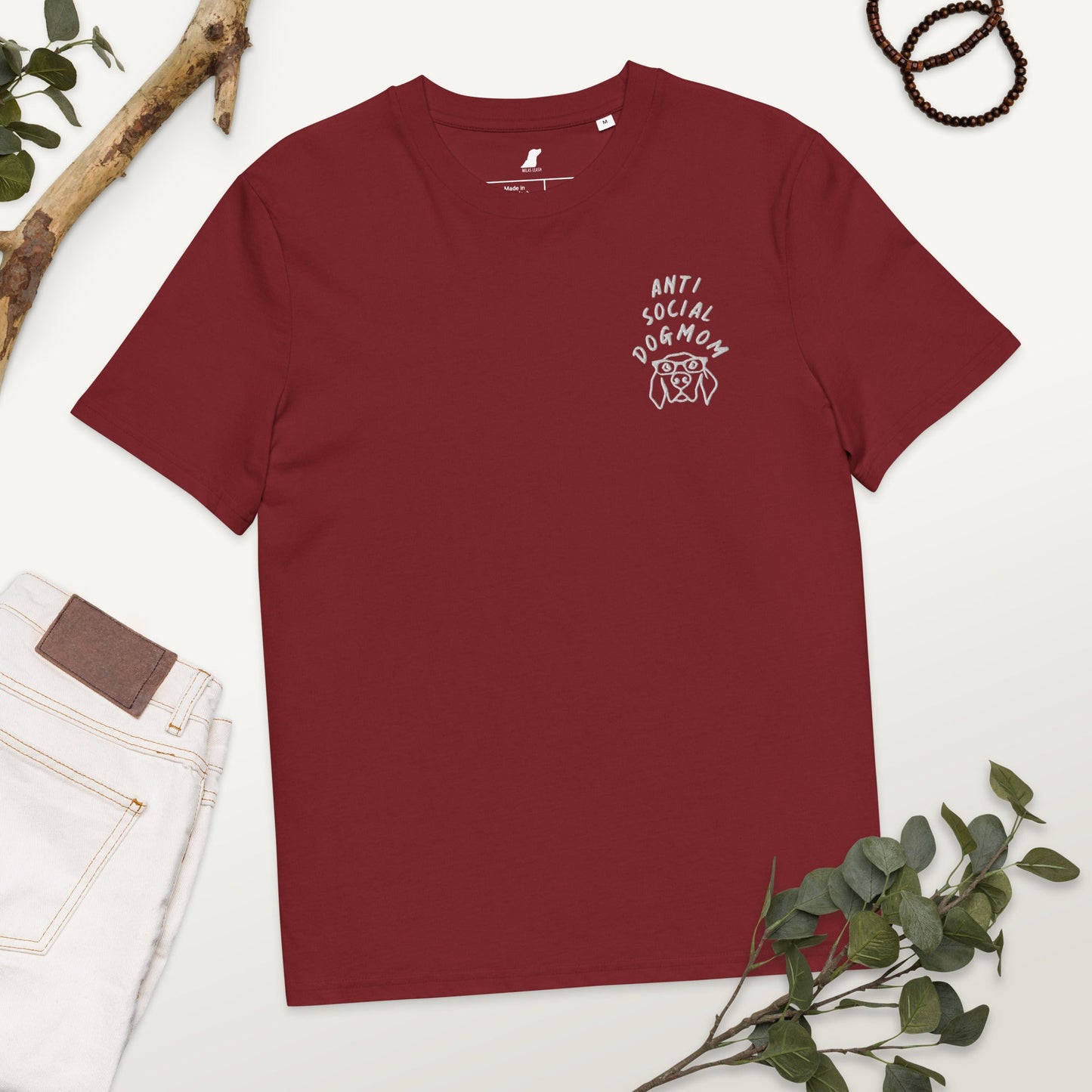 T-Shirt "Antisocial Dogmom" - Milas Leash