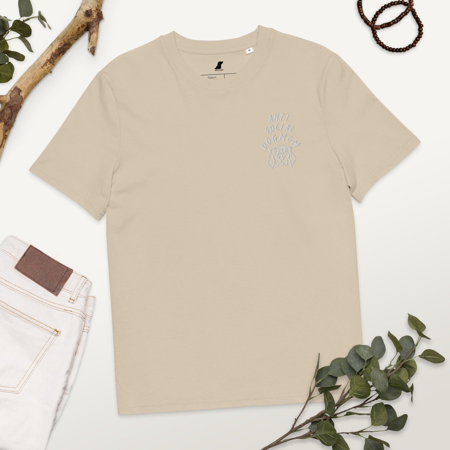 T-Shirt "Antisocial Dogmom" - Milas Leash