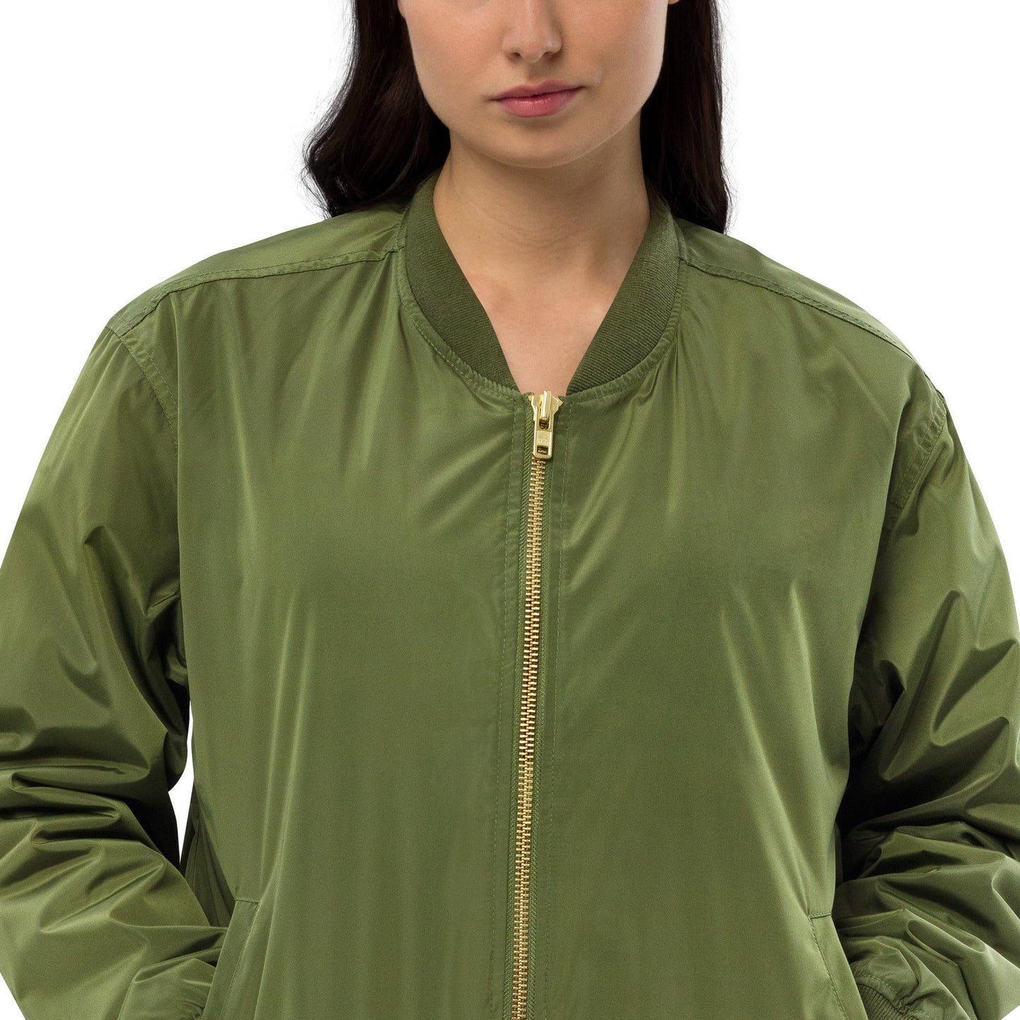 Unisex Recycled bomber jacket "I look normal but.." - Milas Leash