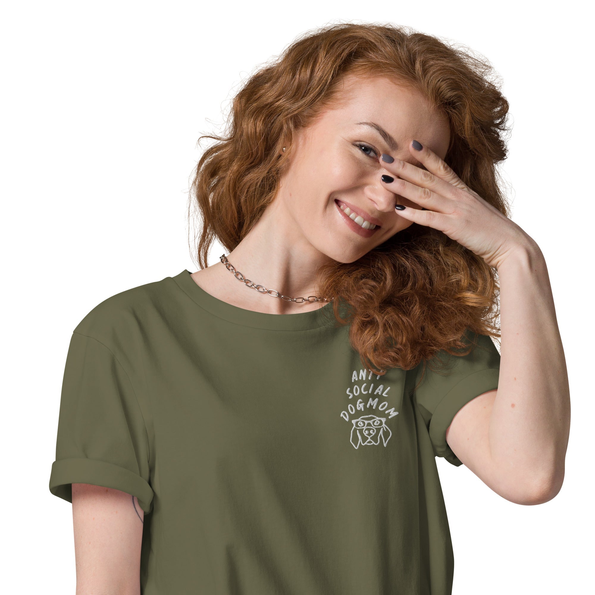 T-Shirt "Antisocial Dogmom" - Milas Leash